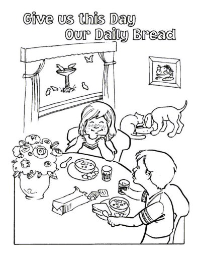 Free Coloring Pages Of Our Daily Bread 3