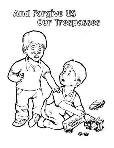 The Lords Prayer coloring pages p23