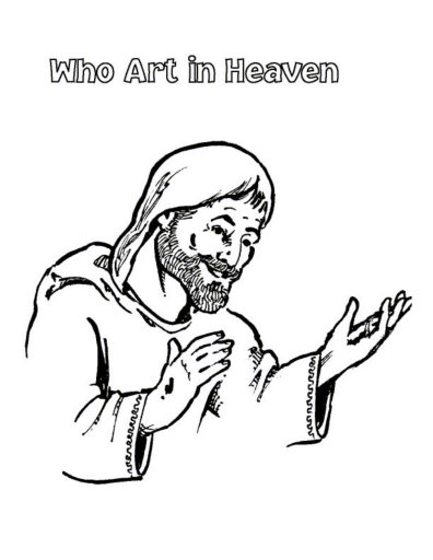 The Lords Prayer coloring pages p23