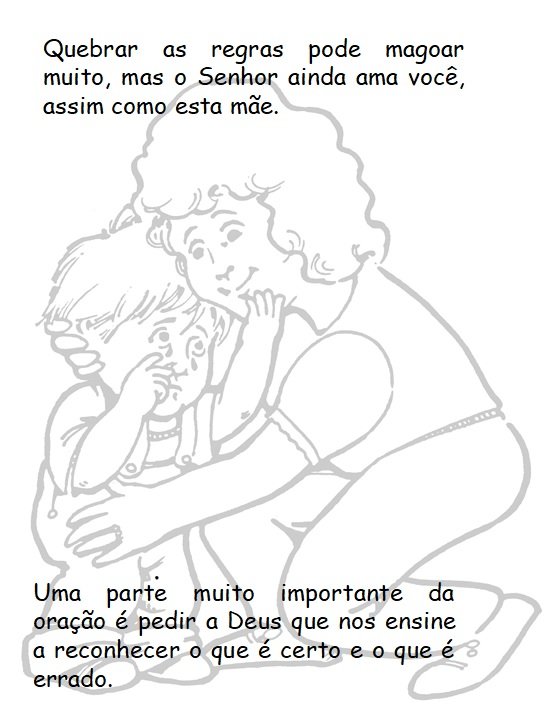 Prayer lessons just for kids in Portuguese