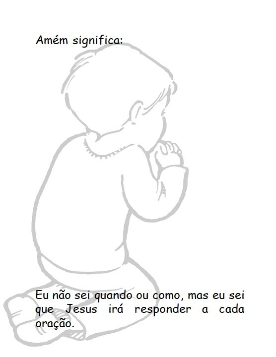 kids prayer activities in portuguese