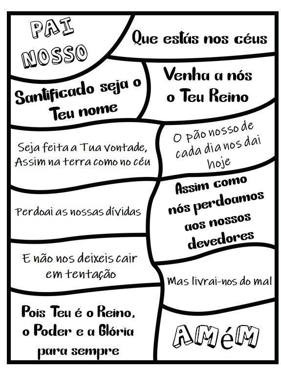 kids prayer activities in Portuguese