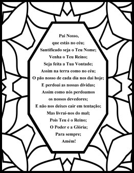 The Lord's prayer Portuguese