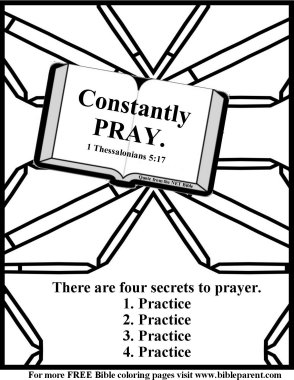    Pray constantly
